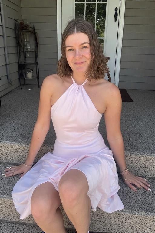 Women in Halter Neck Dresses