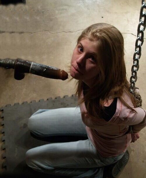 Amateur tied up 