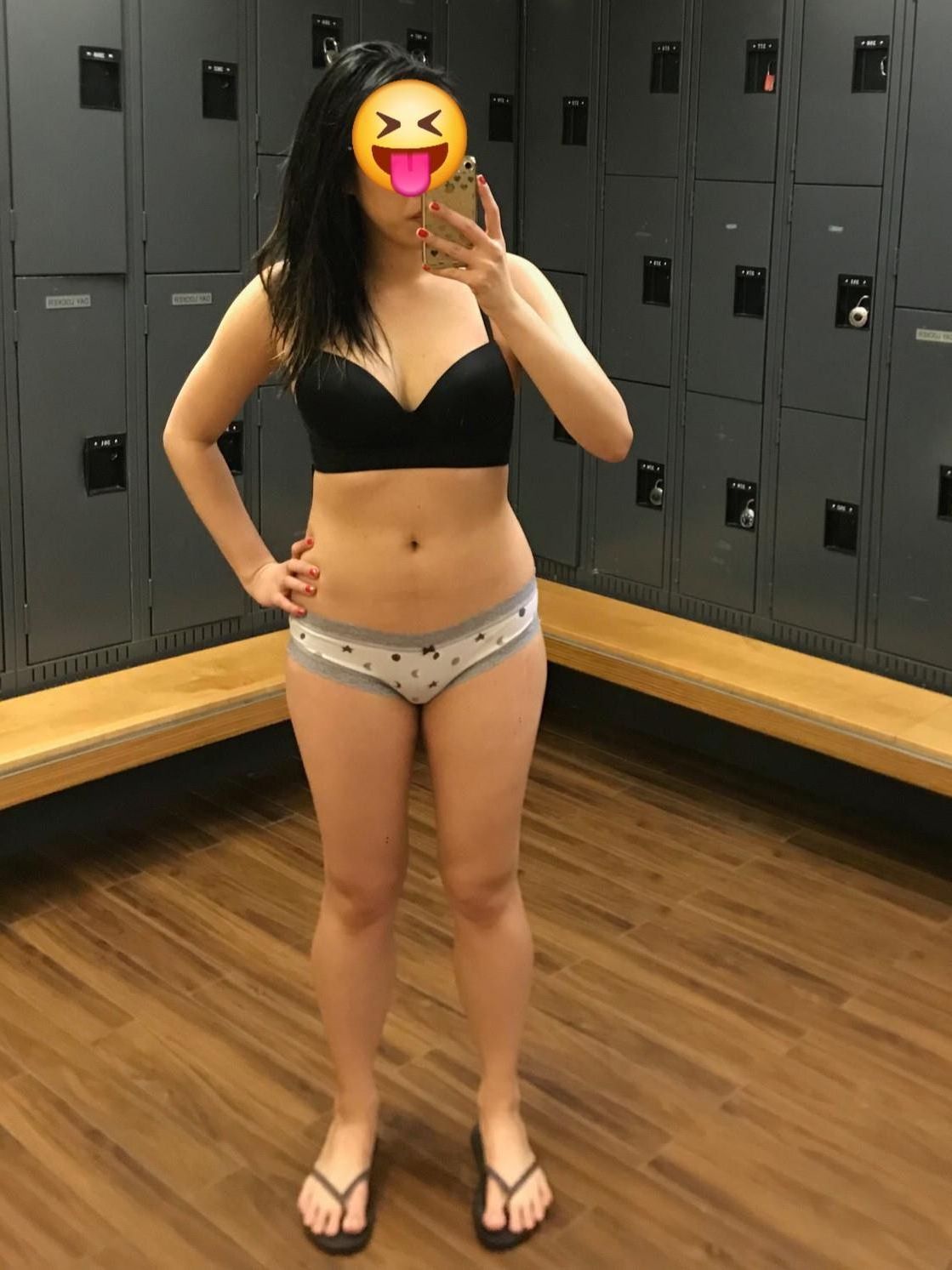 Cookie Chinese Slut Gym Selfies NN