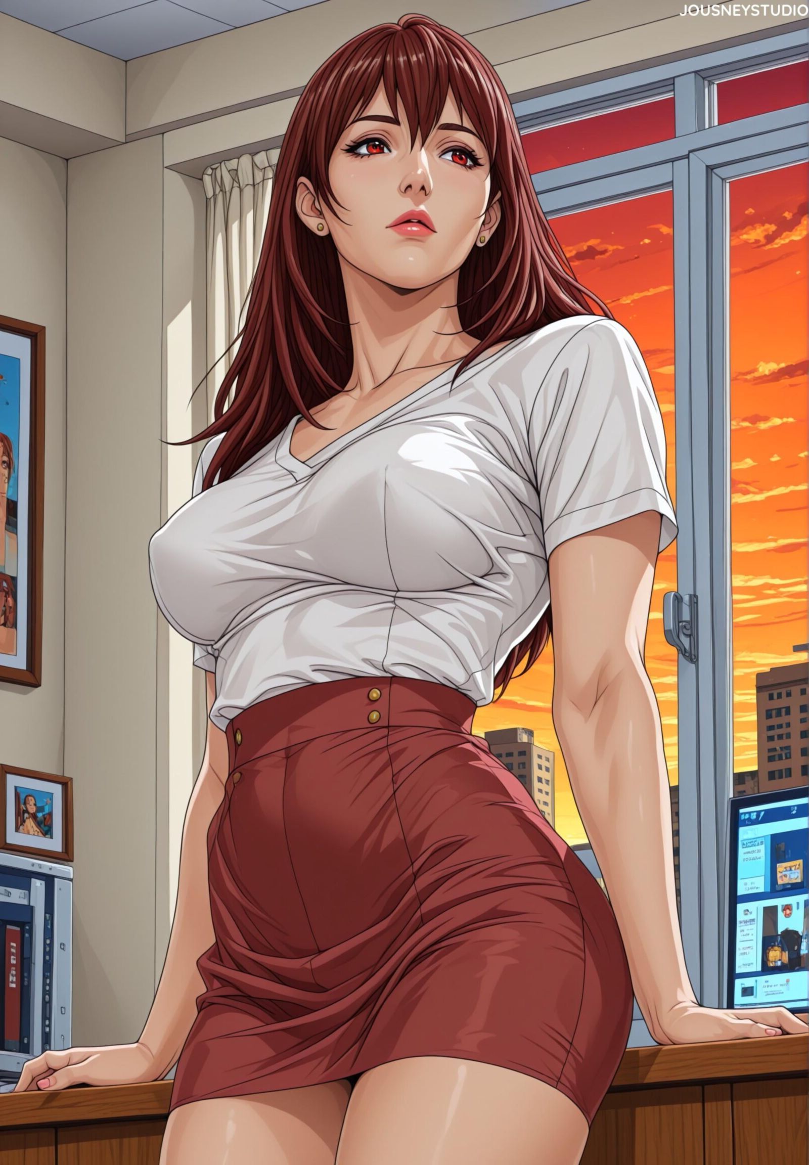 Asaoka Rena (Lingeries Office) 