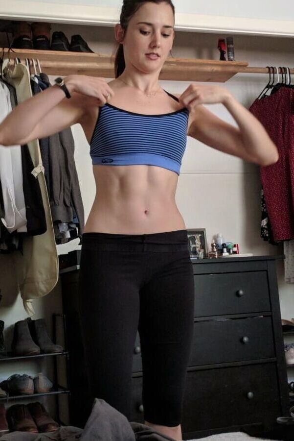 Eva caught nsked. Enjpy her small tits.