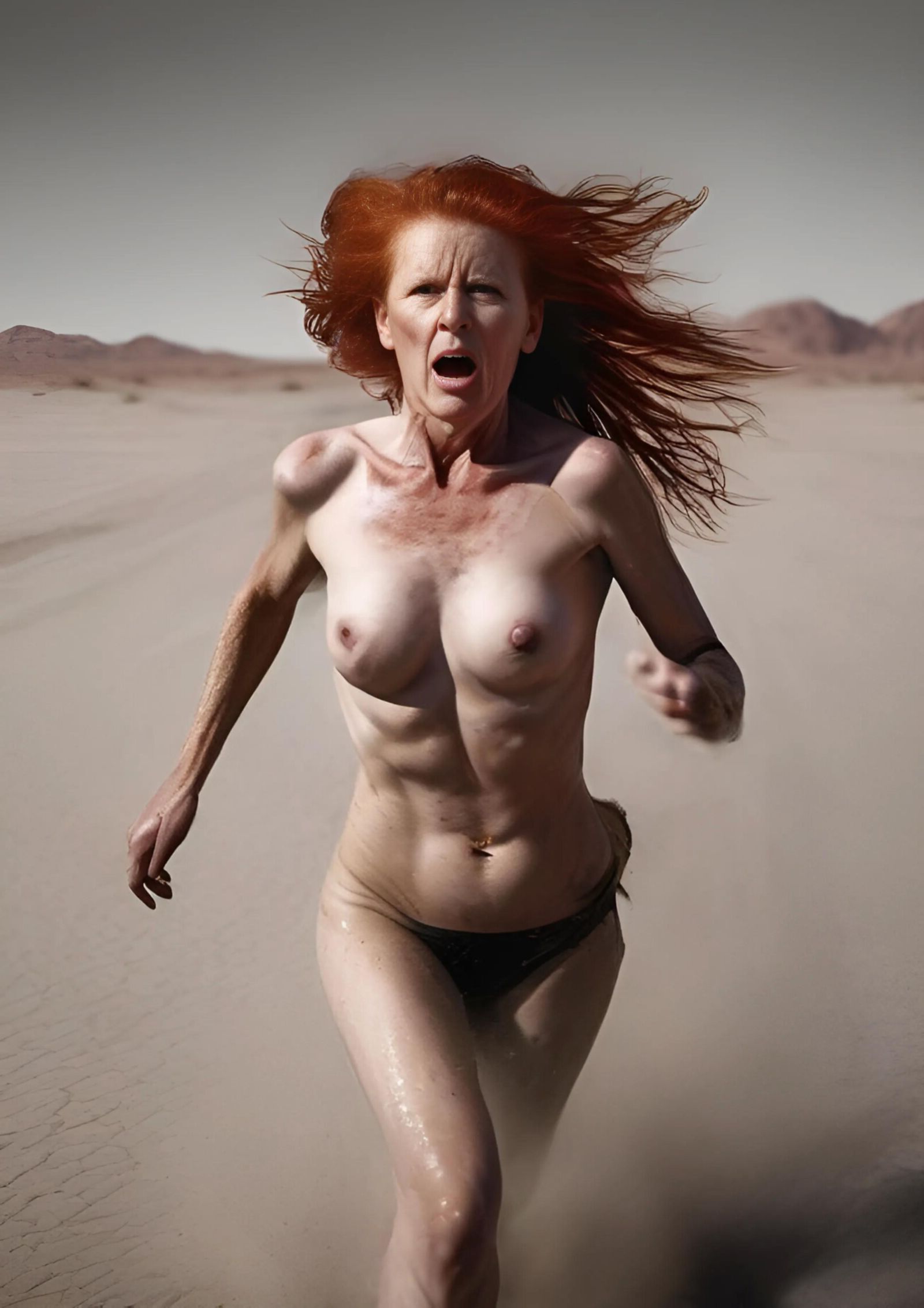 AI Granny Running
