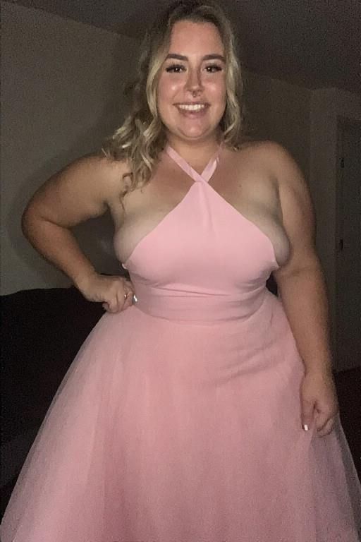 Women in Halter Neck Dresses