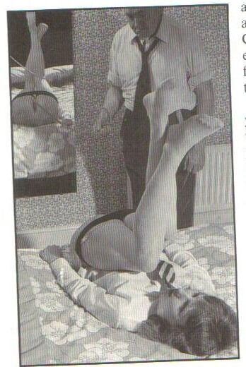 Retro Spanking Blushes picture set School tie