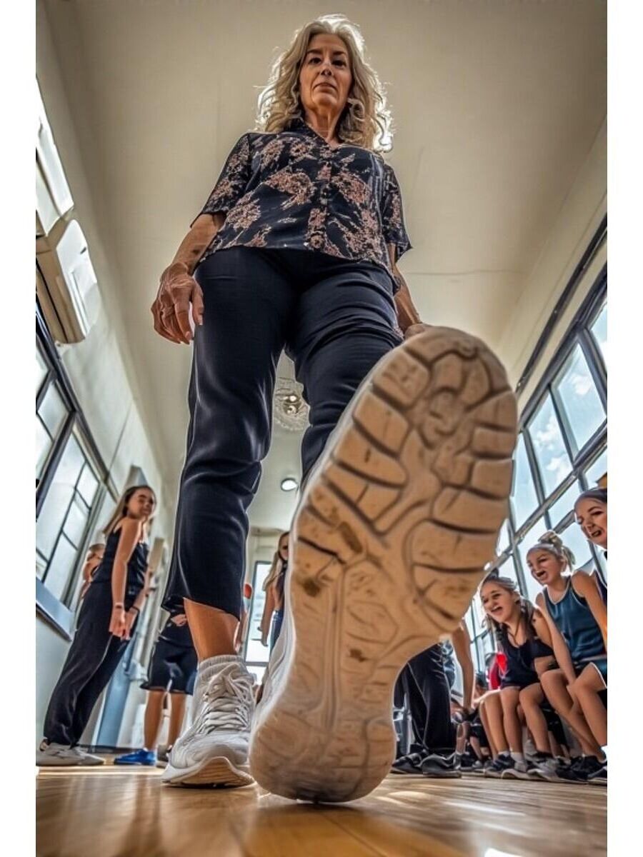 AI Imágenes: zapatillas y calcetines de maestro de educación física