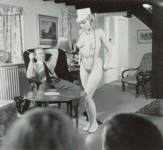 Retro Spanking Blushes picture set Serena majorette