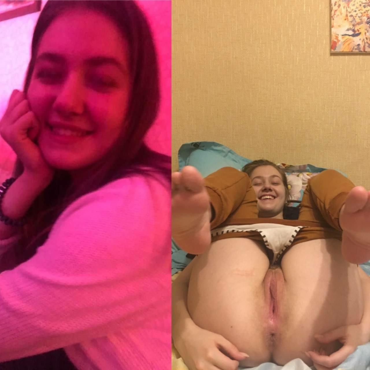 Exposed German girl