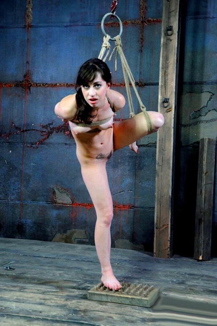 . Females play PRETTY FLAMINGO in bondage