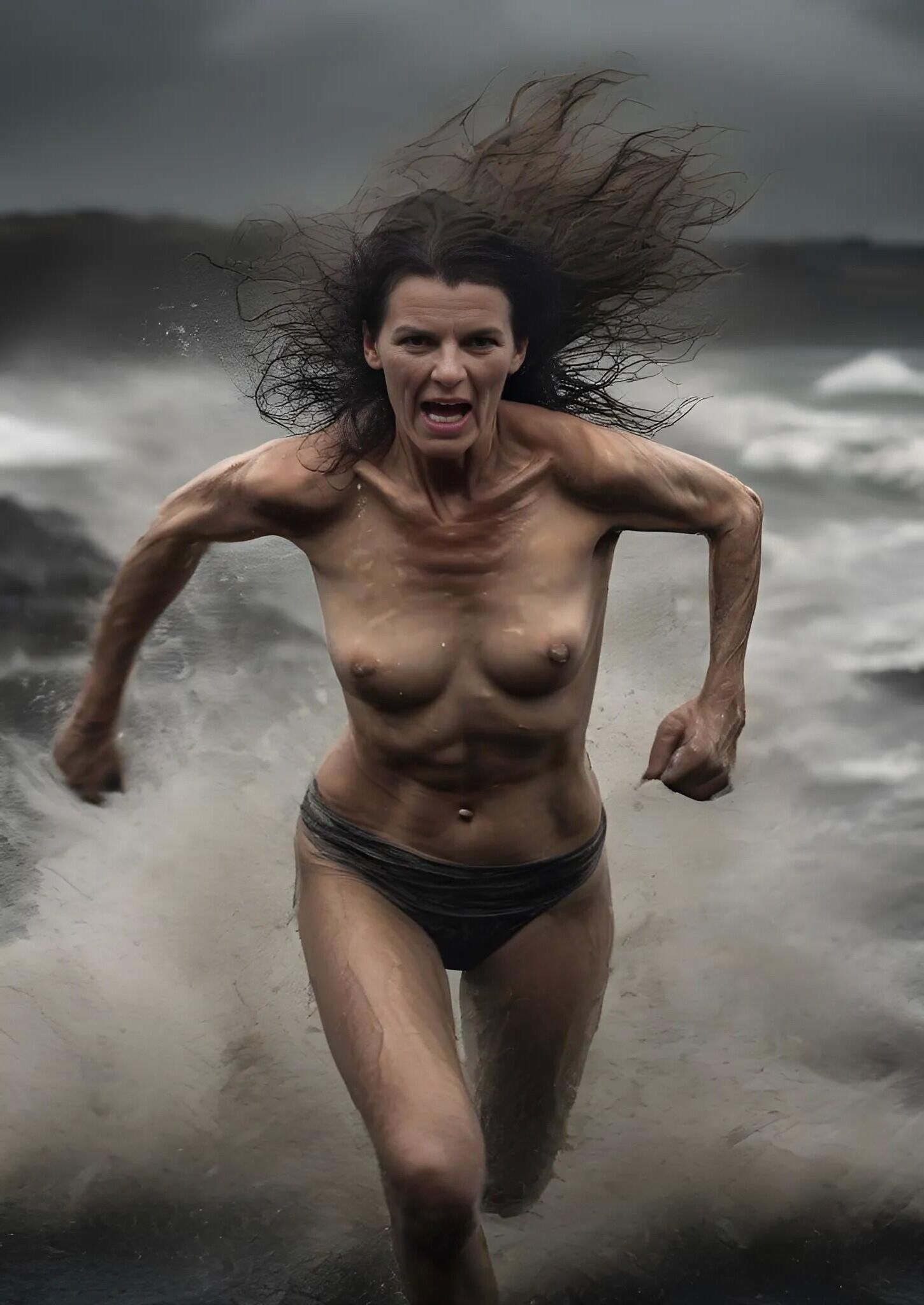 AI Granny Running