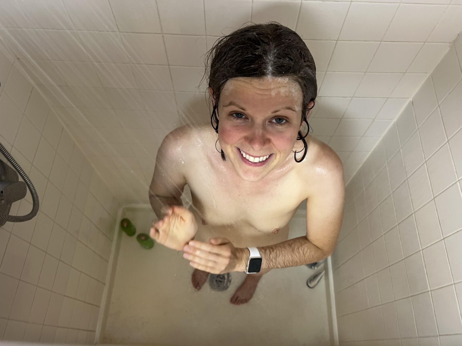 Hot wives in the shower