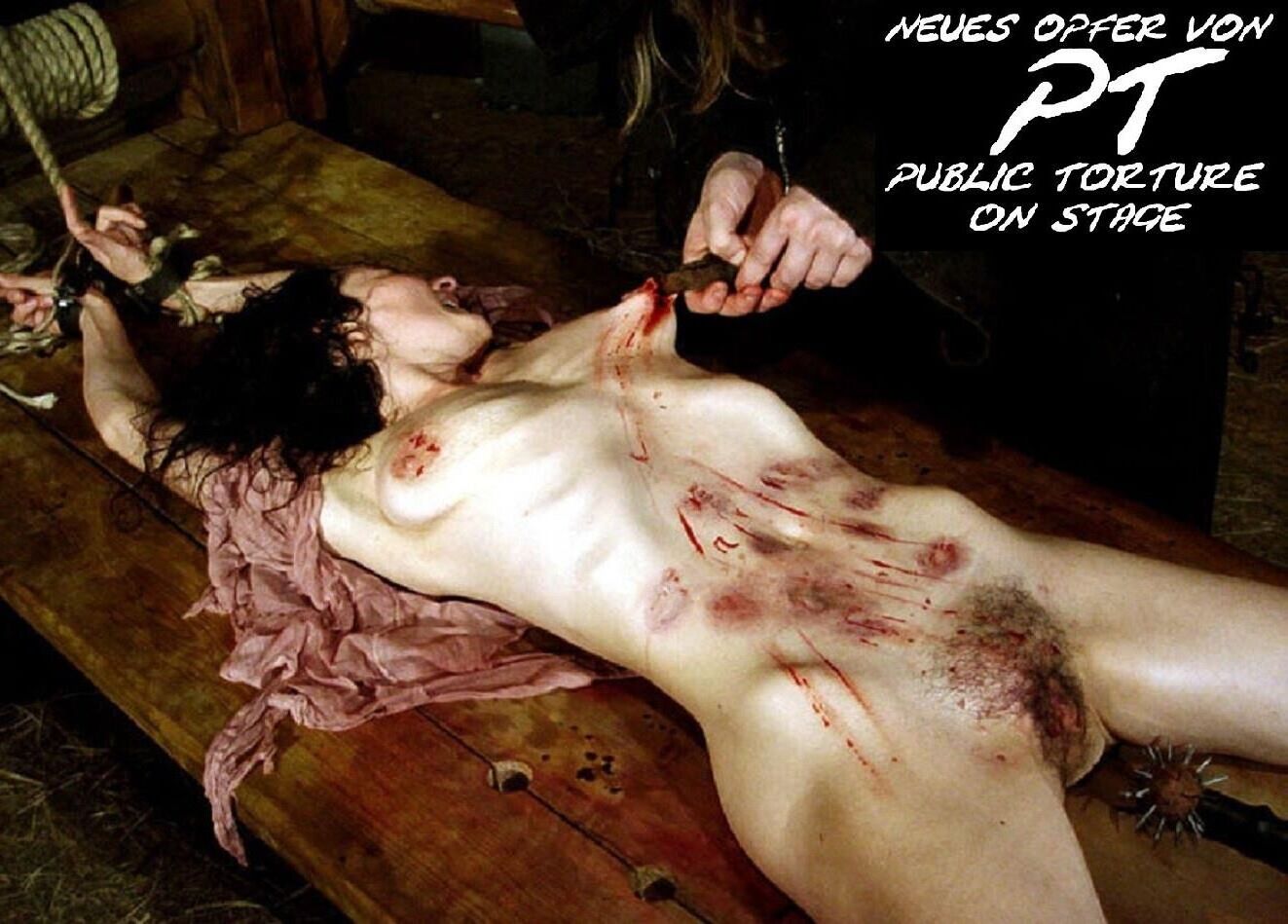 PT neue Opfer public torture on stage 