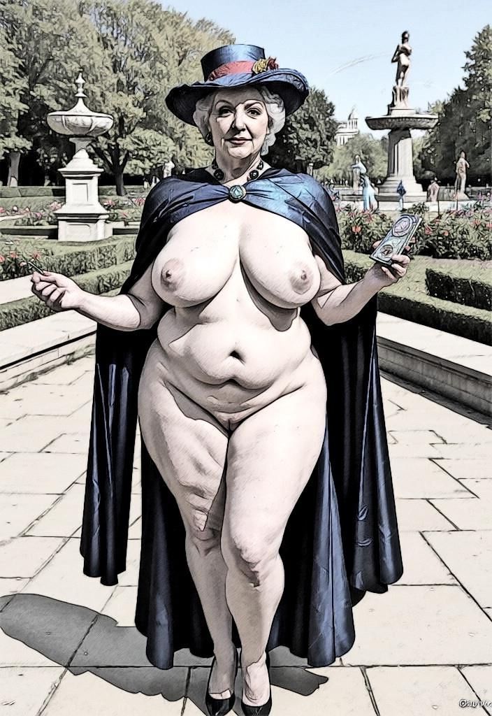 Curvy Mature Sketch 