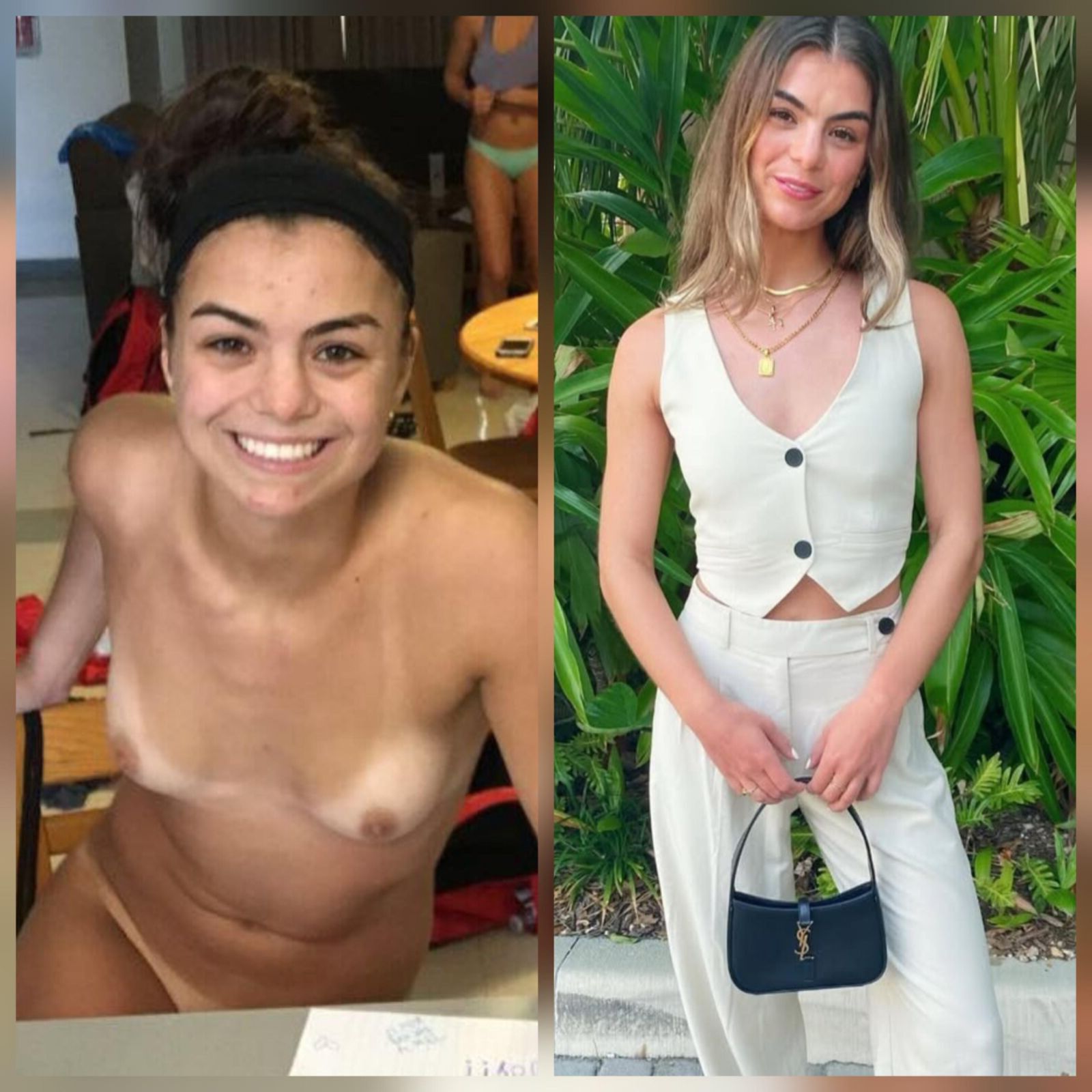Jessica and her friends thought no one will see them naked.