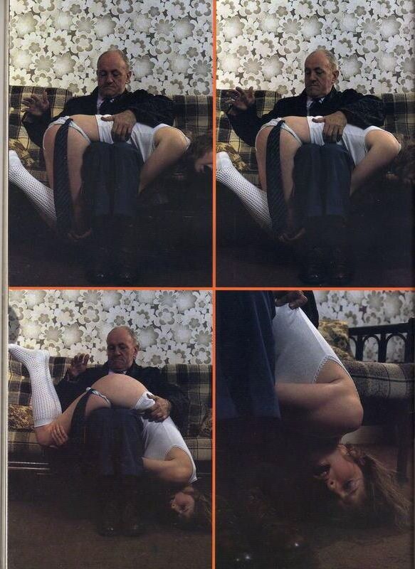Retro Spanking Blushes picture set School tie