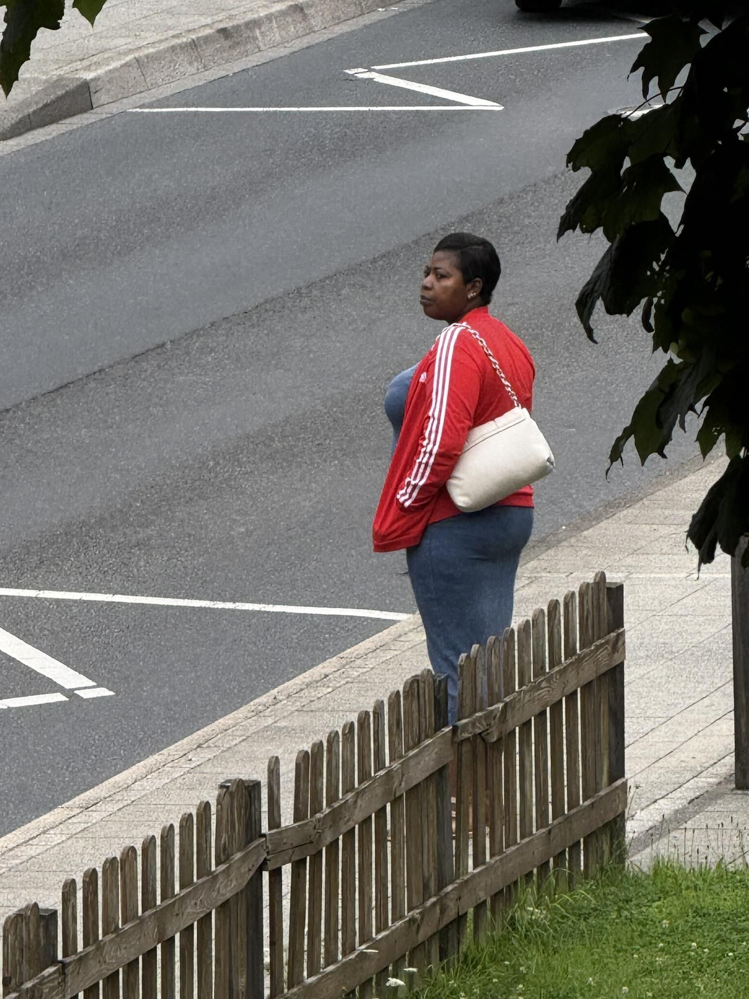 Candid Shots of a big ebony milf