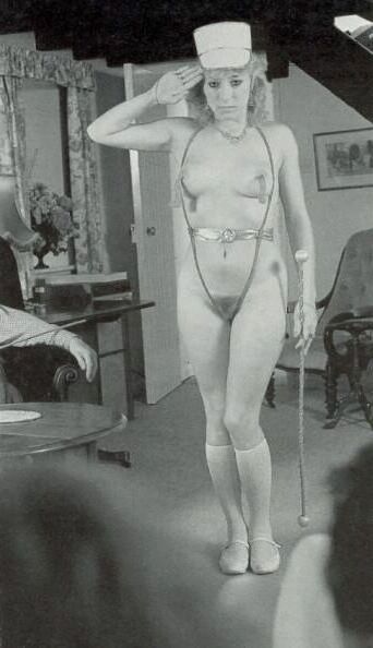 Retro Spanking Blushes picture set Serena majorette