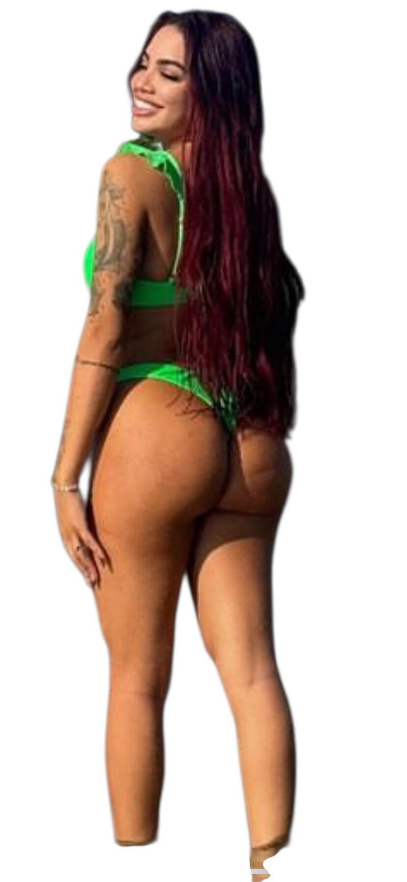 Latina Cute Big Butt Stickers 