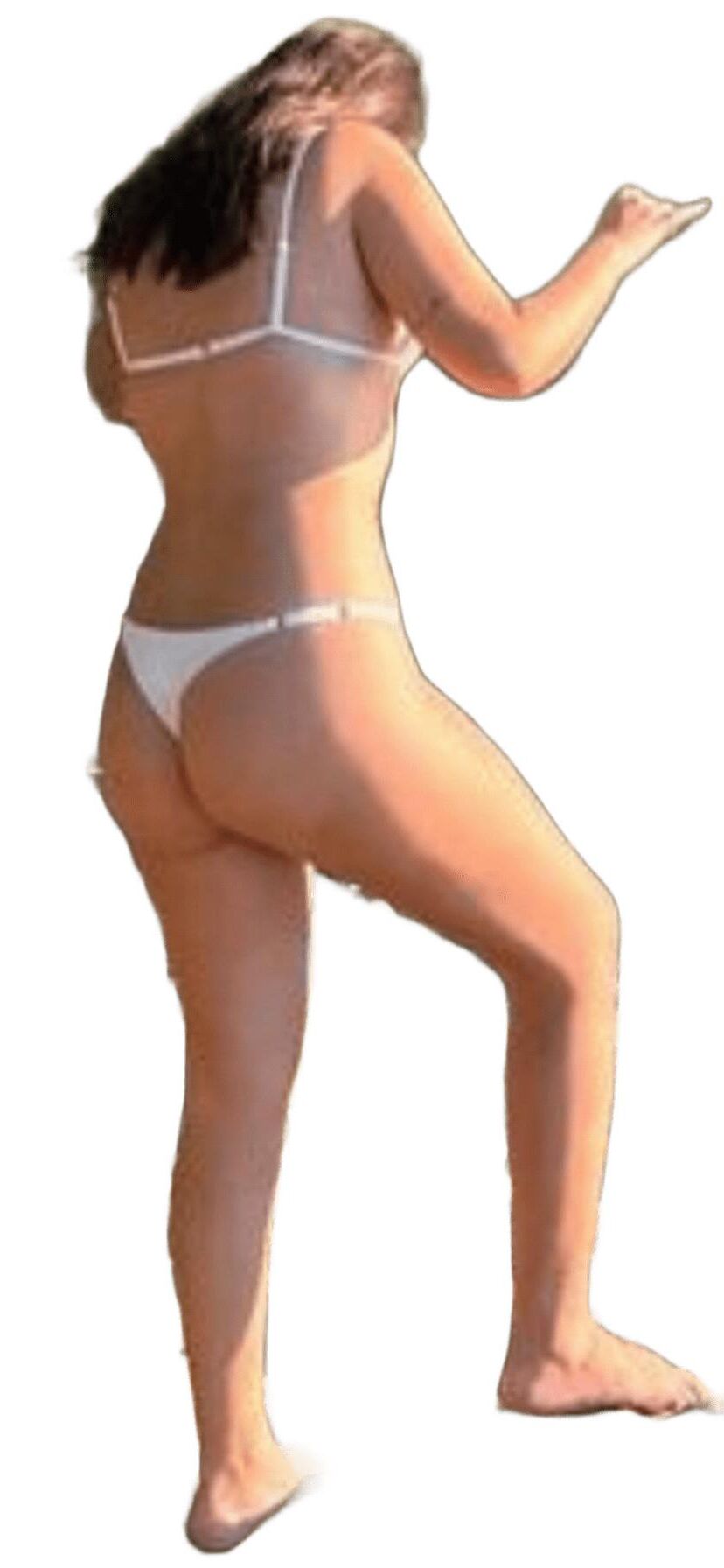 Latina Cute Big Butt Stickers 