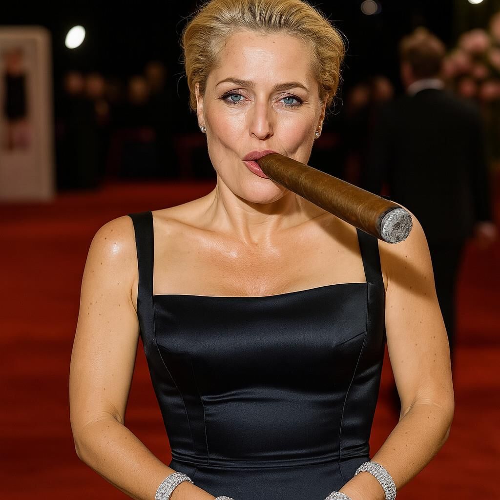AI Huge Cigar Smoking Fetish Promis Celebs XXL Post
