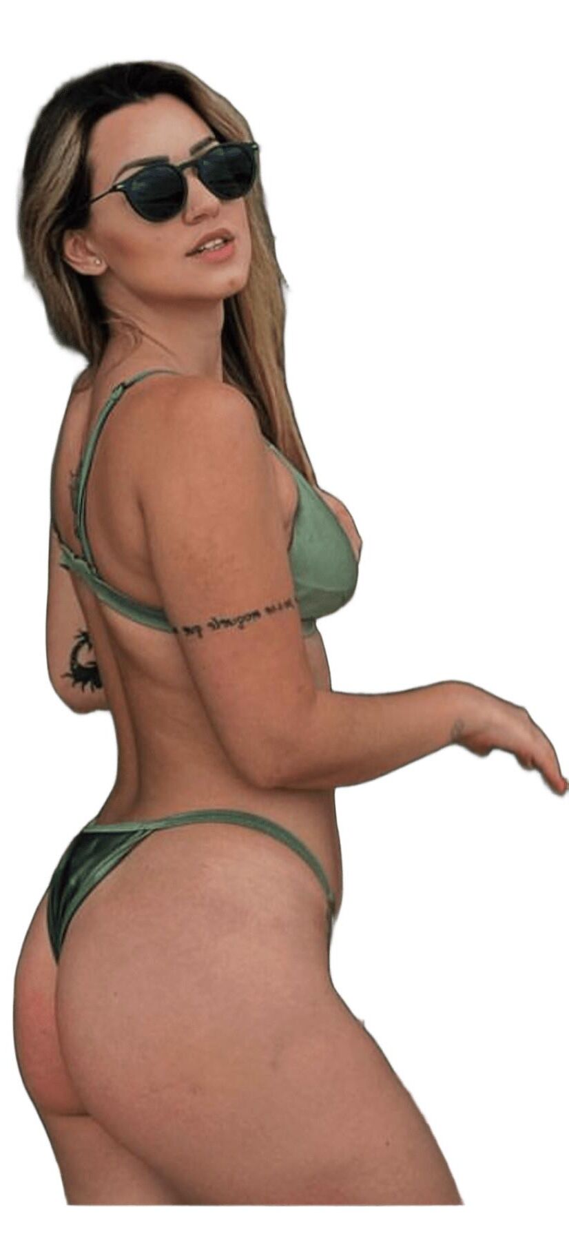 Latina Cute Big Butt Stickers 