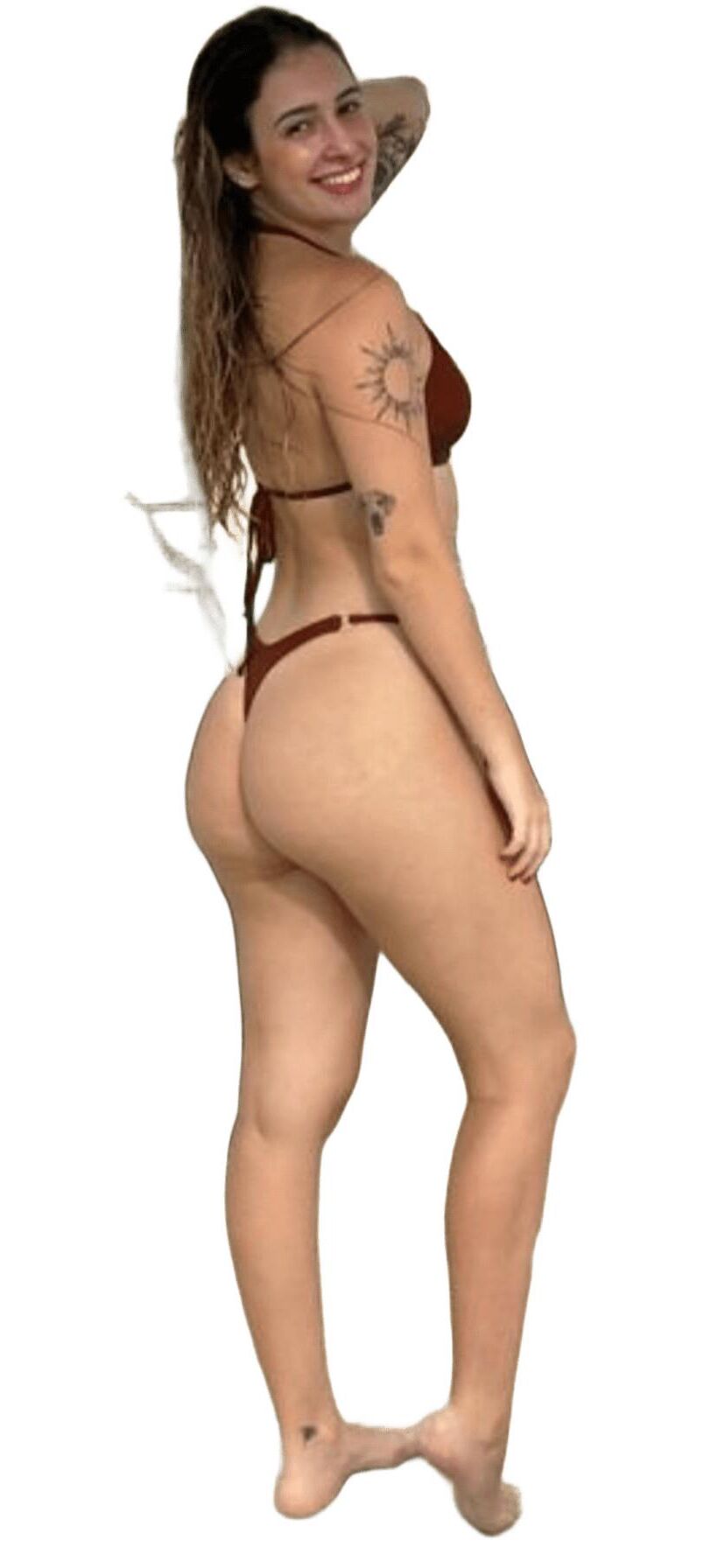 Latina Cute Big Butt Stickers 