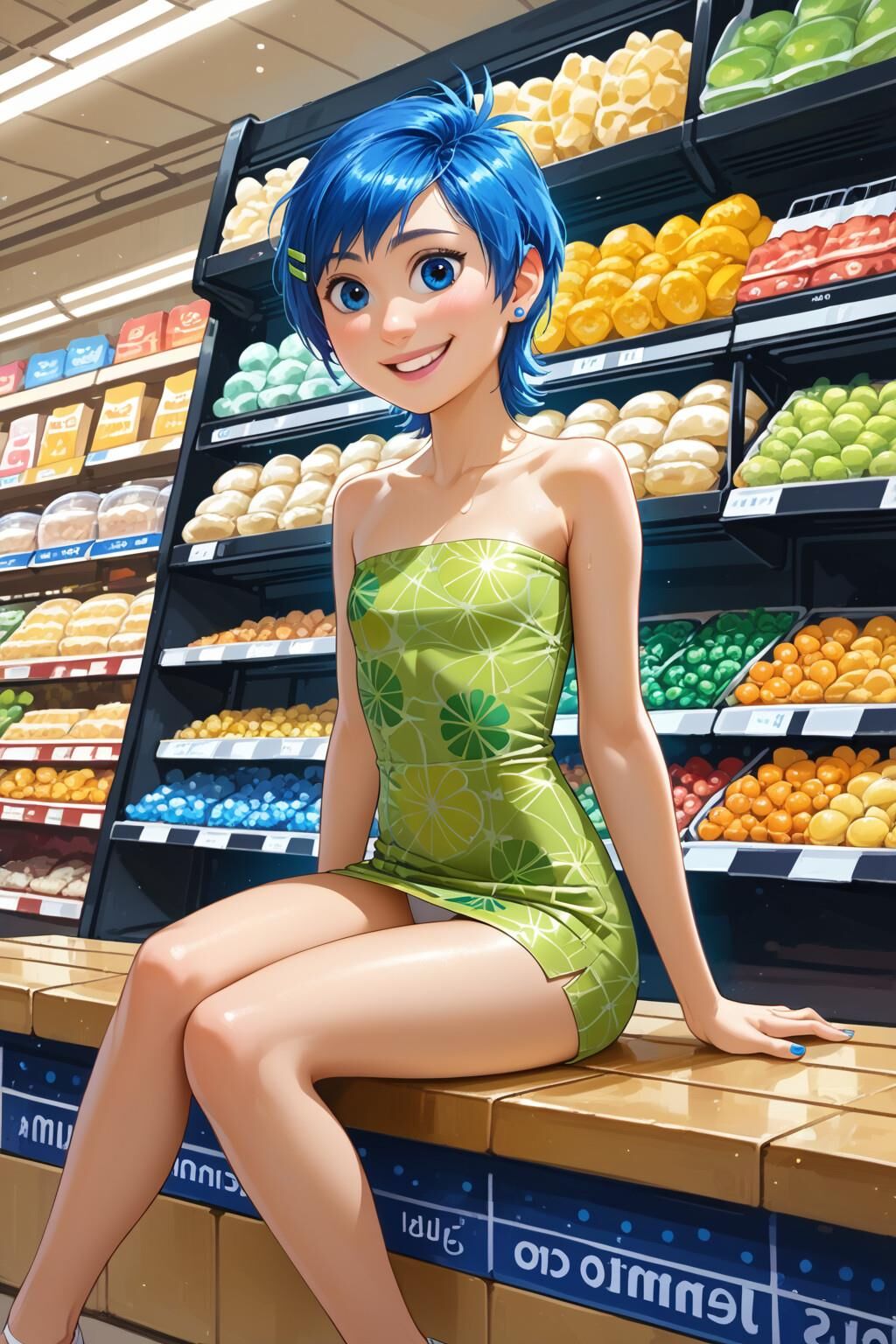 Cartoon in Inside Out mit Freude