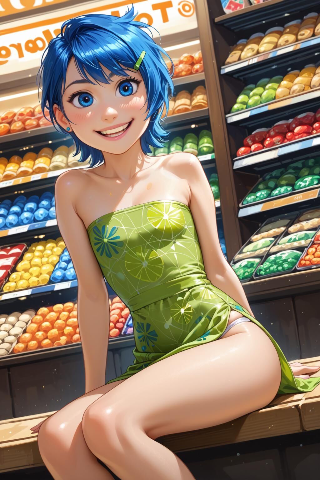 Cartoon in Inside Out mit Freude