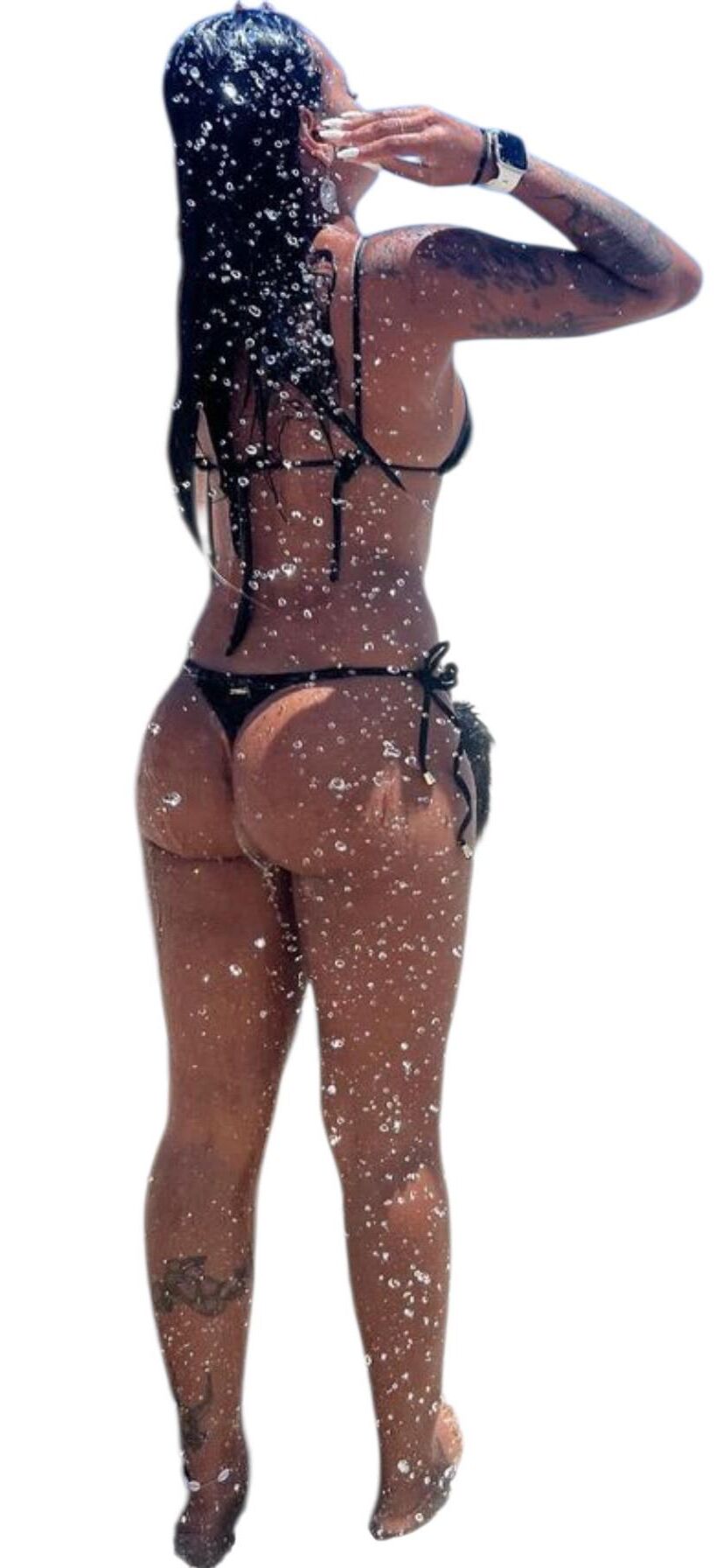 Latina Cute Big Butt Stickers 