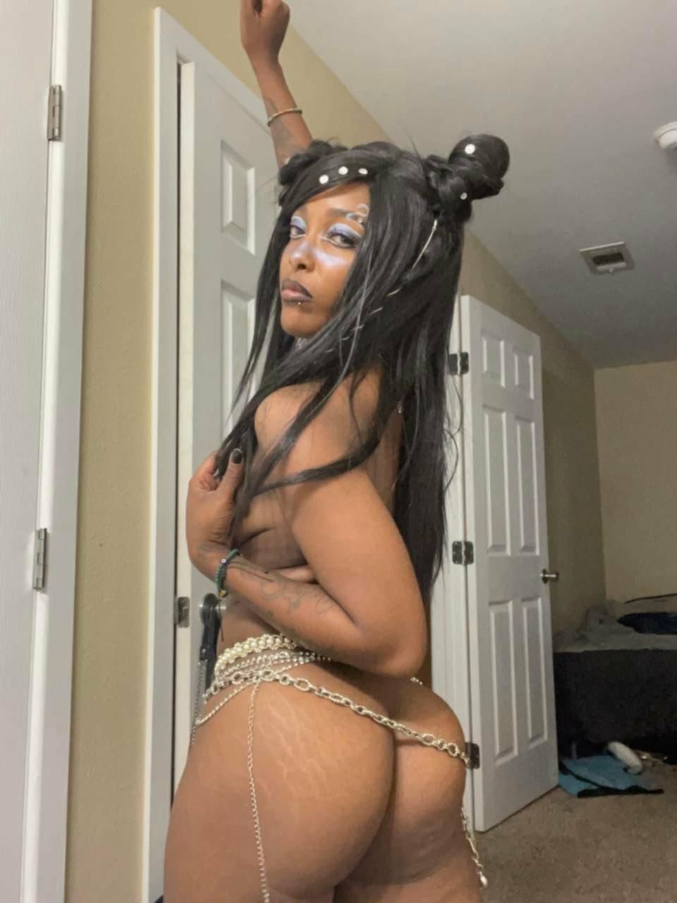 Black raver slut