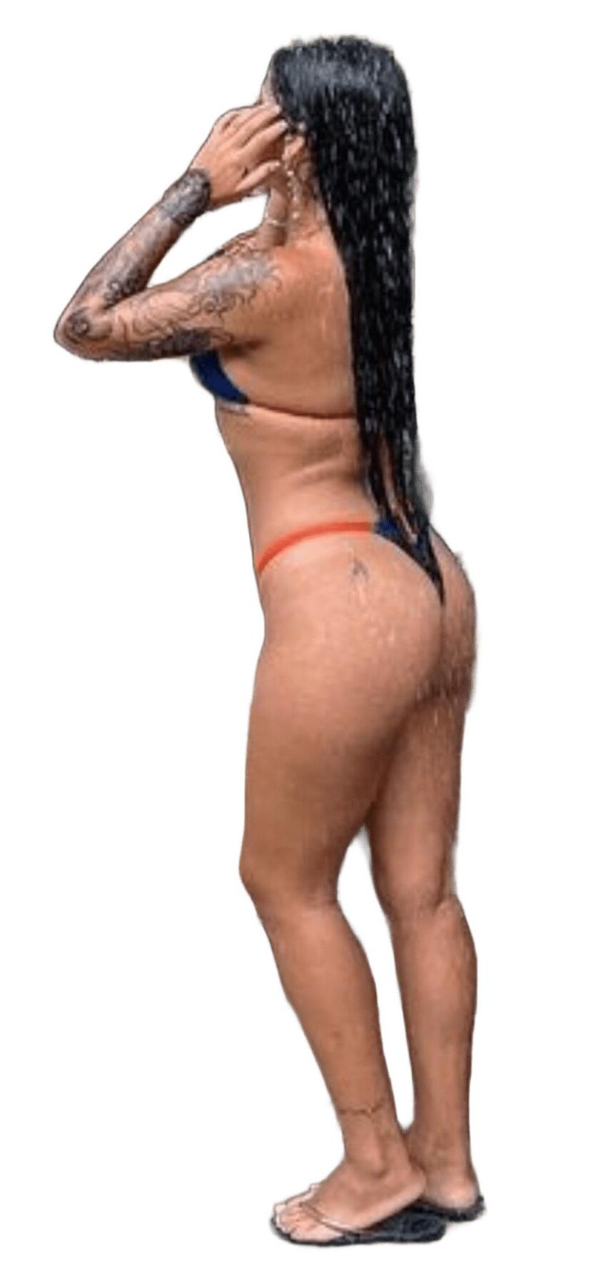 Latina Cute Big Butt Stickers 