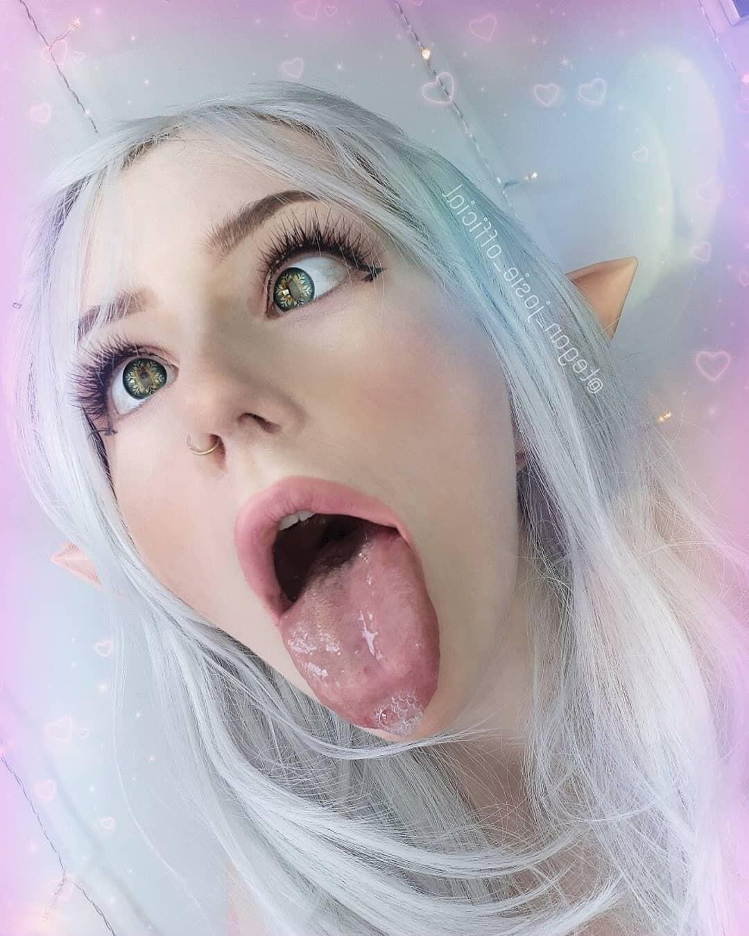 Verdammte geile Ahegao -Gesichtsmädchen dcvii