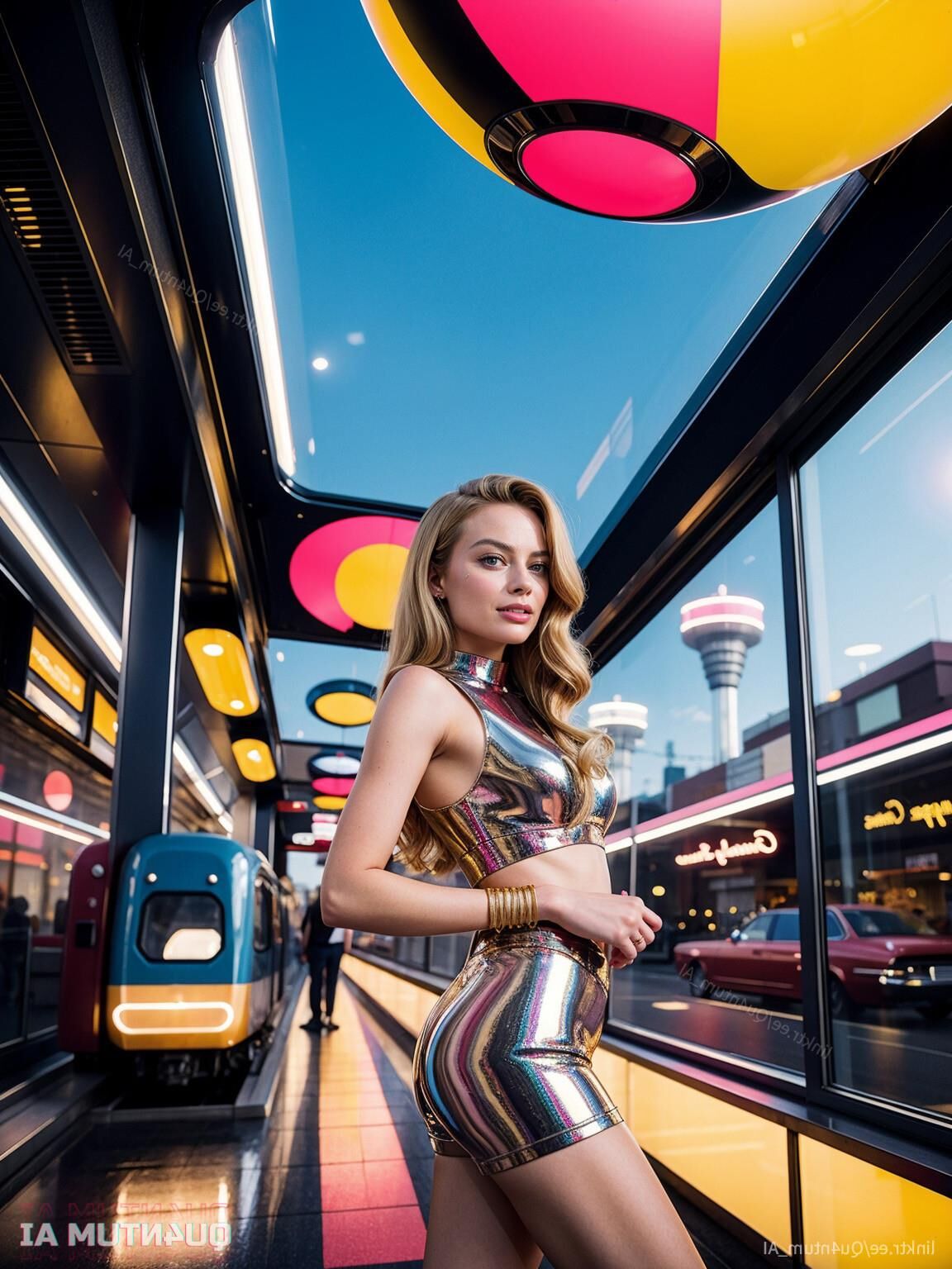AI Margot Robbie # Retro Futurism s Barbie Suicide Squad Birds