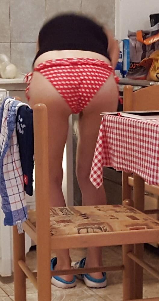 Skinny Polish Maja in red bikini