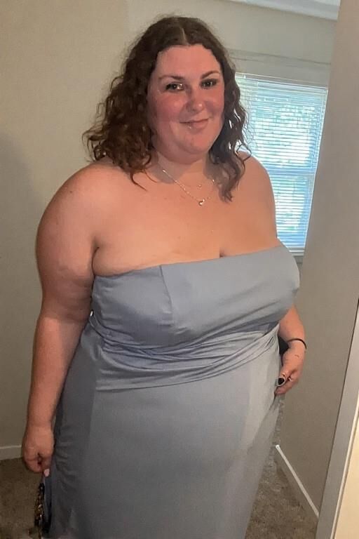 Chubbies in Strapless Dresses