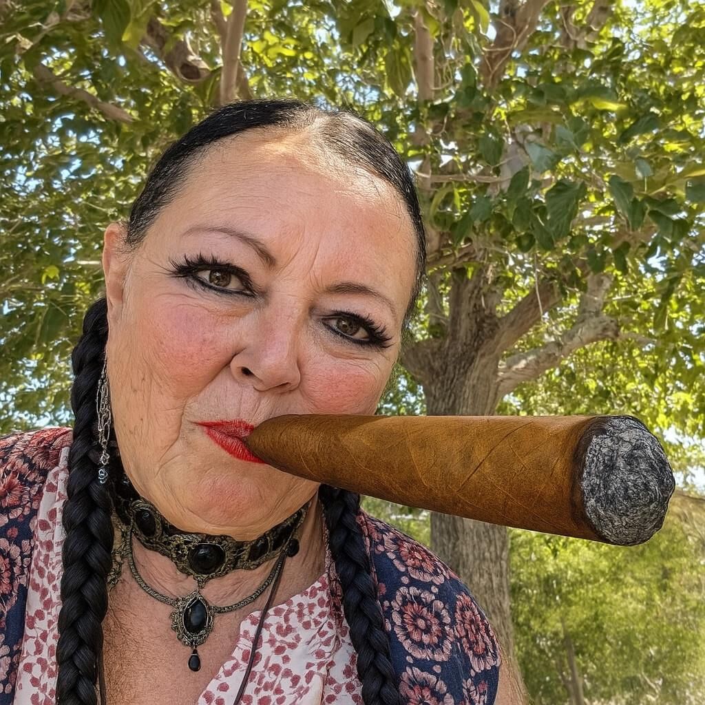AI Huge Cigar Smoking Fetish Pics of the Day 