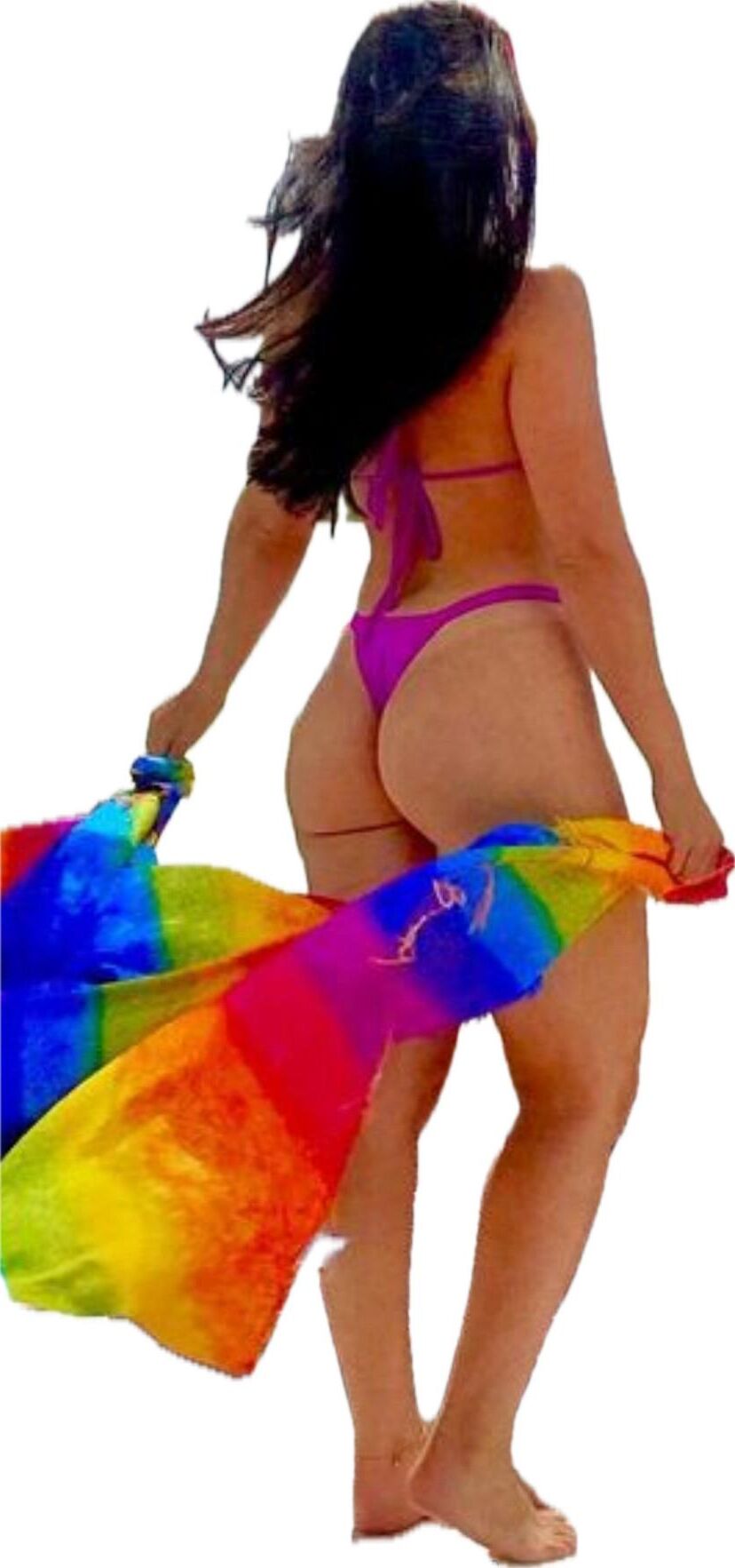 Latina Cute Big Butt Stickers 