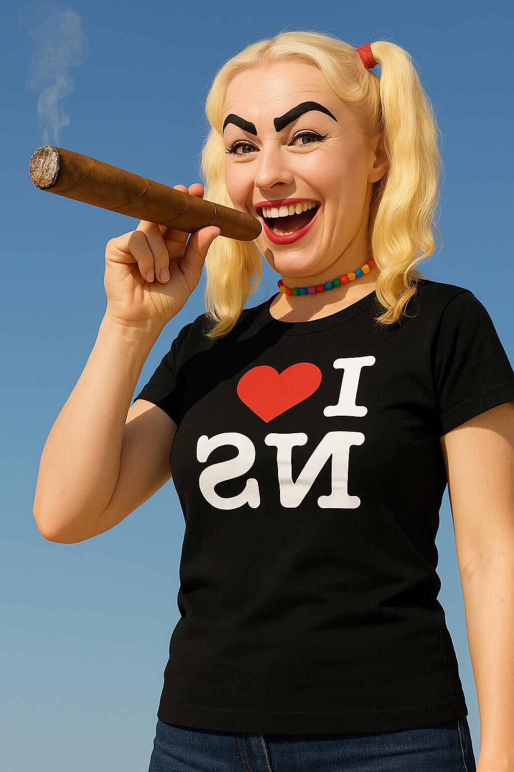 AI Huge Cigar Smoking Fetish Pics of the Day 