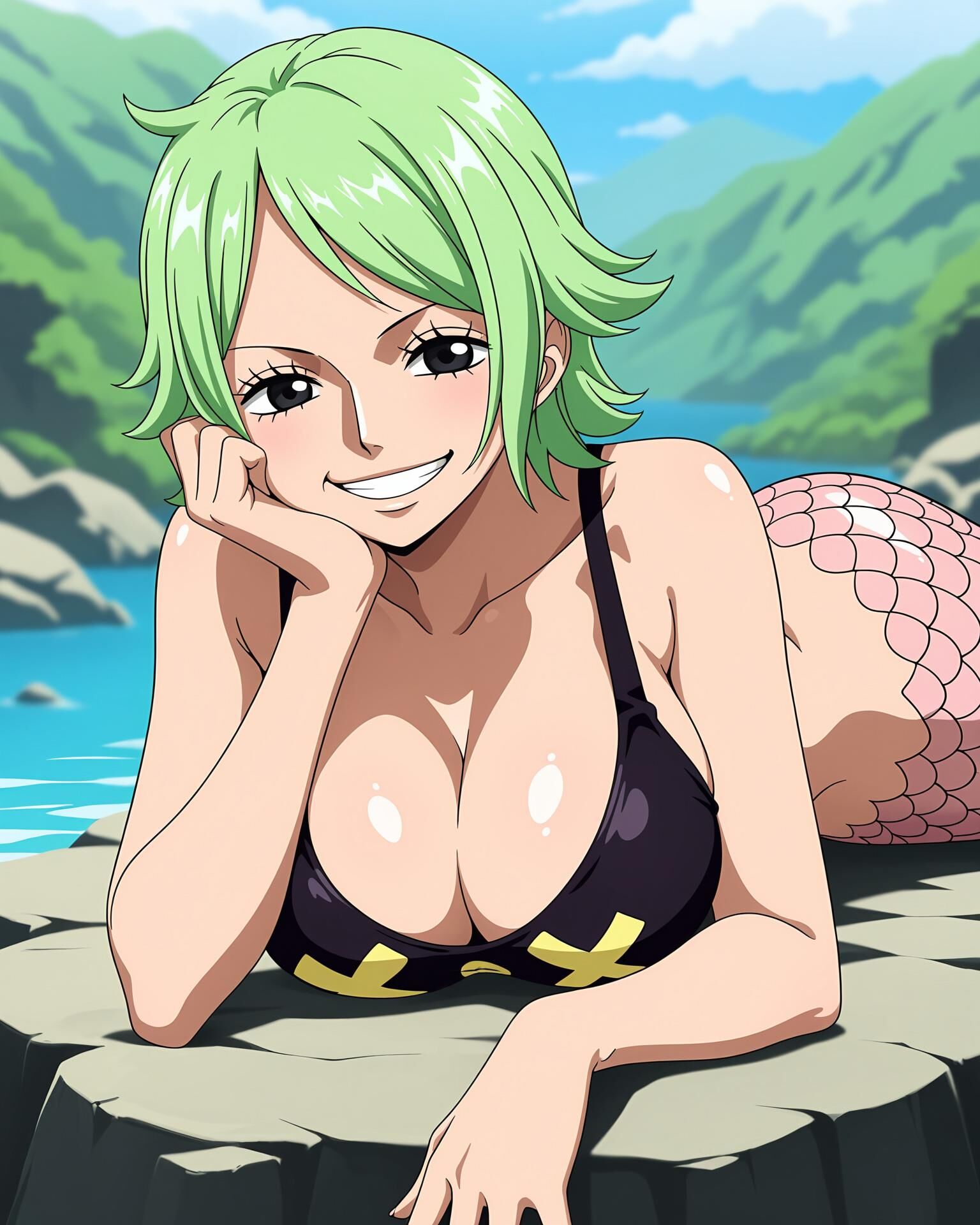 ein Stück sexy Meerjungfrau Camie