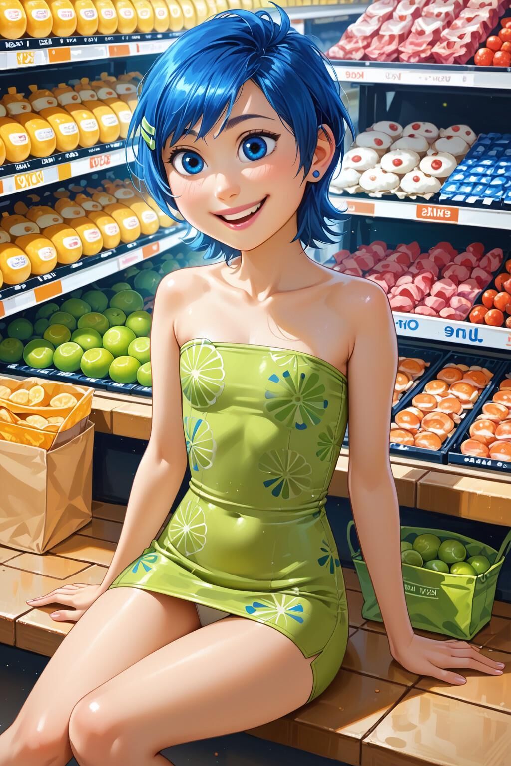 Cartoon in Inside Out mit Freude