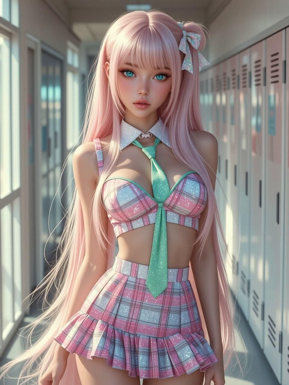 Schöne Frisur Girls Ai
