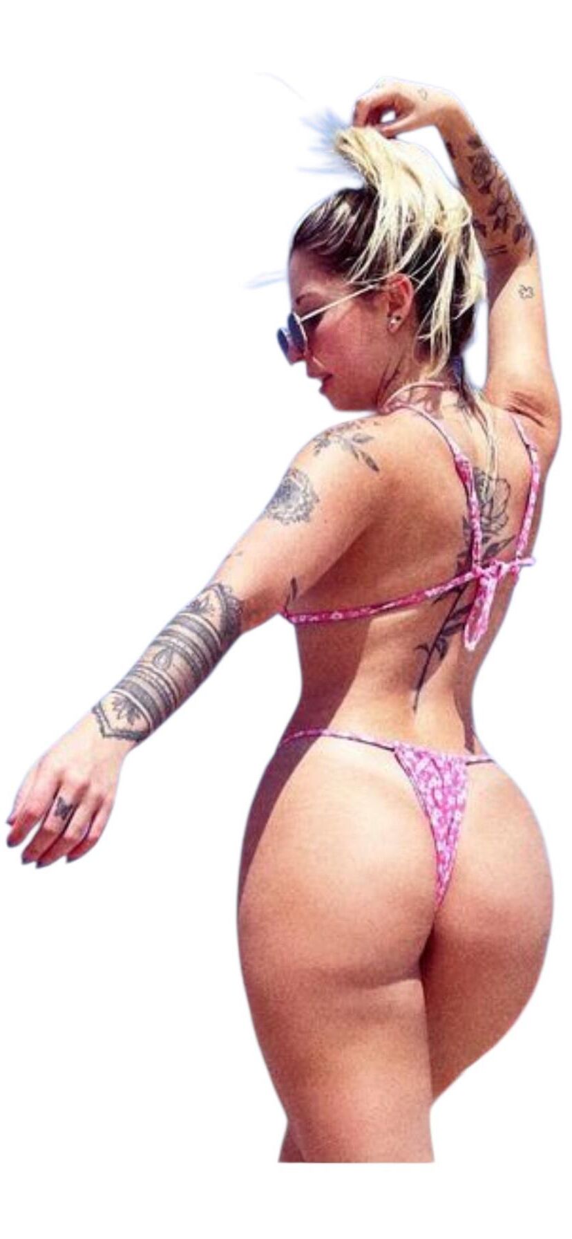 Latina Cute Big Butt Stickers 