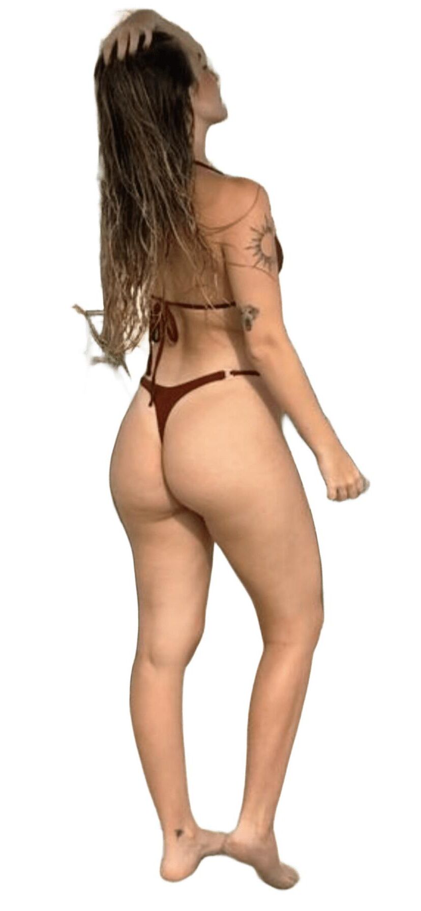 Latina Cute Big Butt Stickers 