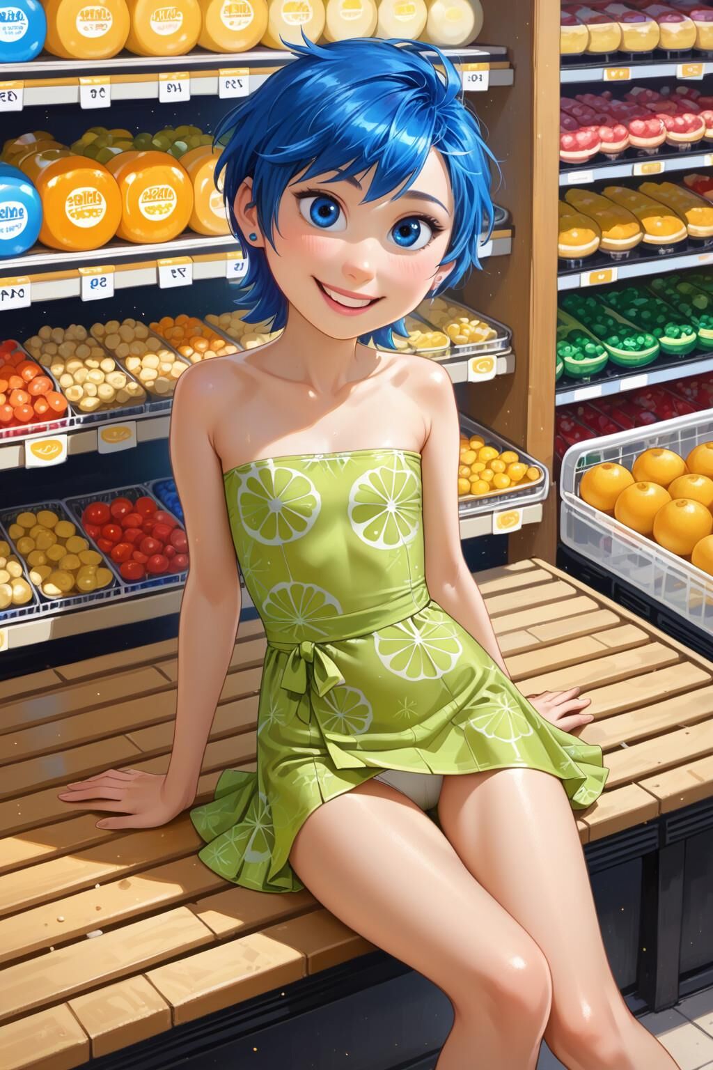 Cartoon in Inside Out mit Freude