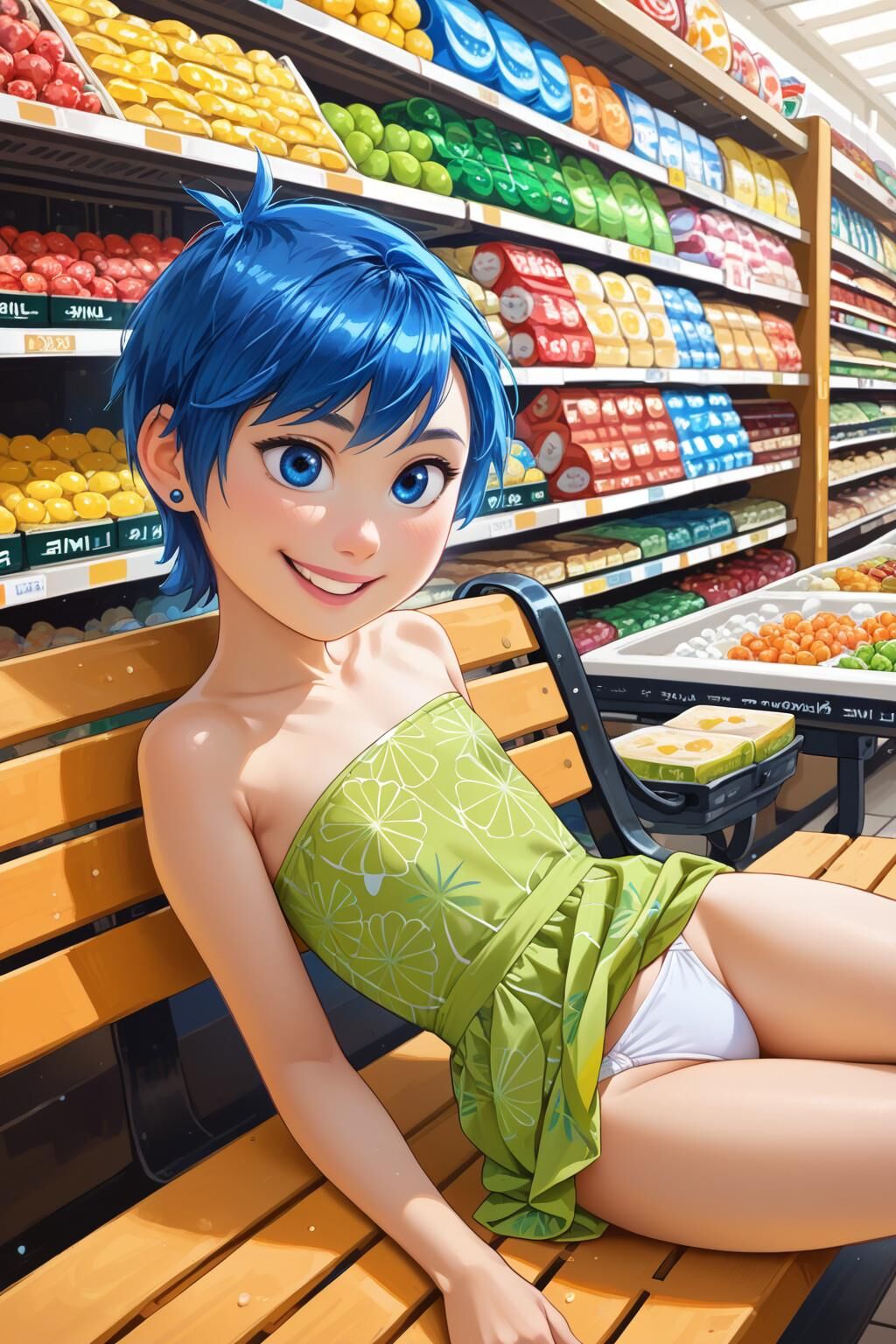 Cartoon in Inside Out mit Freude