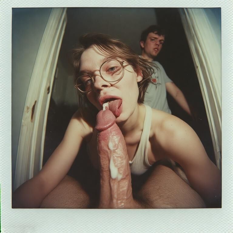 Caught blowing her stepbrother. (Brojob) 