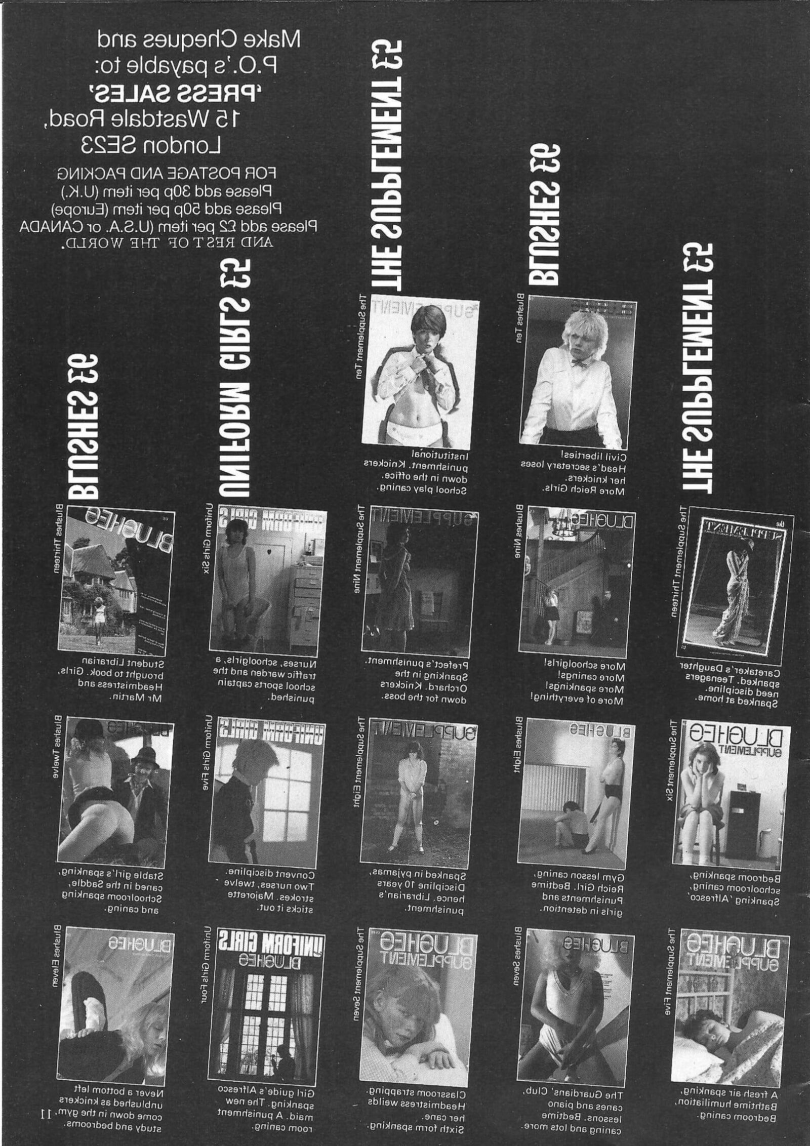 Retro Spanking Rouge -Ausgabe vollständig