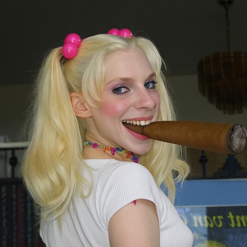 AI Huge Cigar Smoking Fetish Pics of the Day 