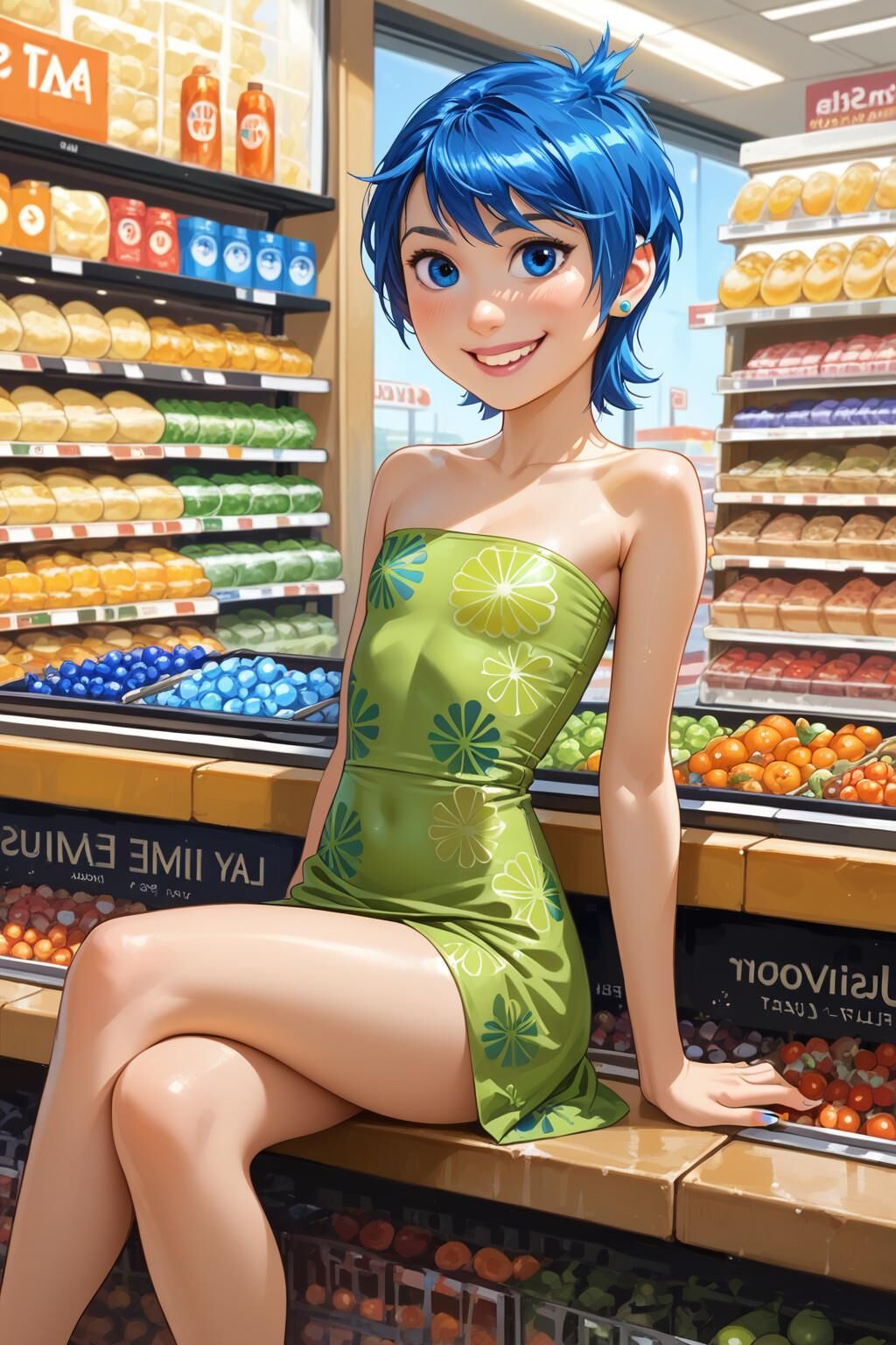 Cartoon in Inside Out mit Freude
