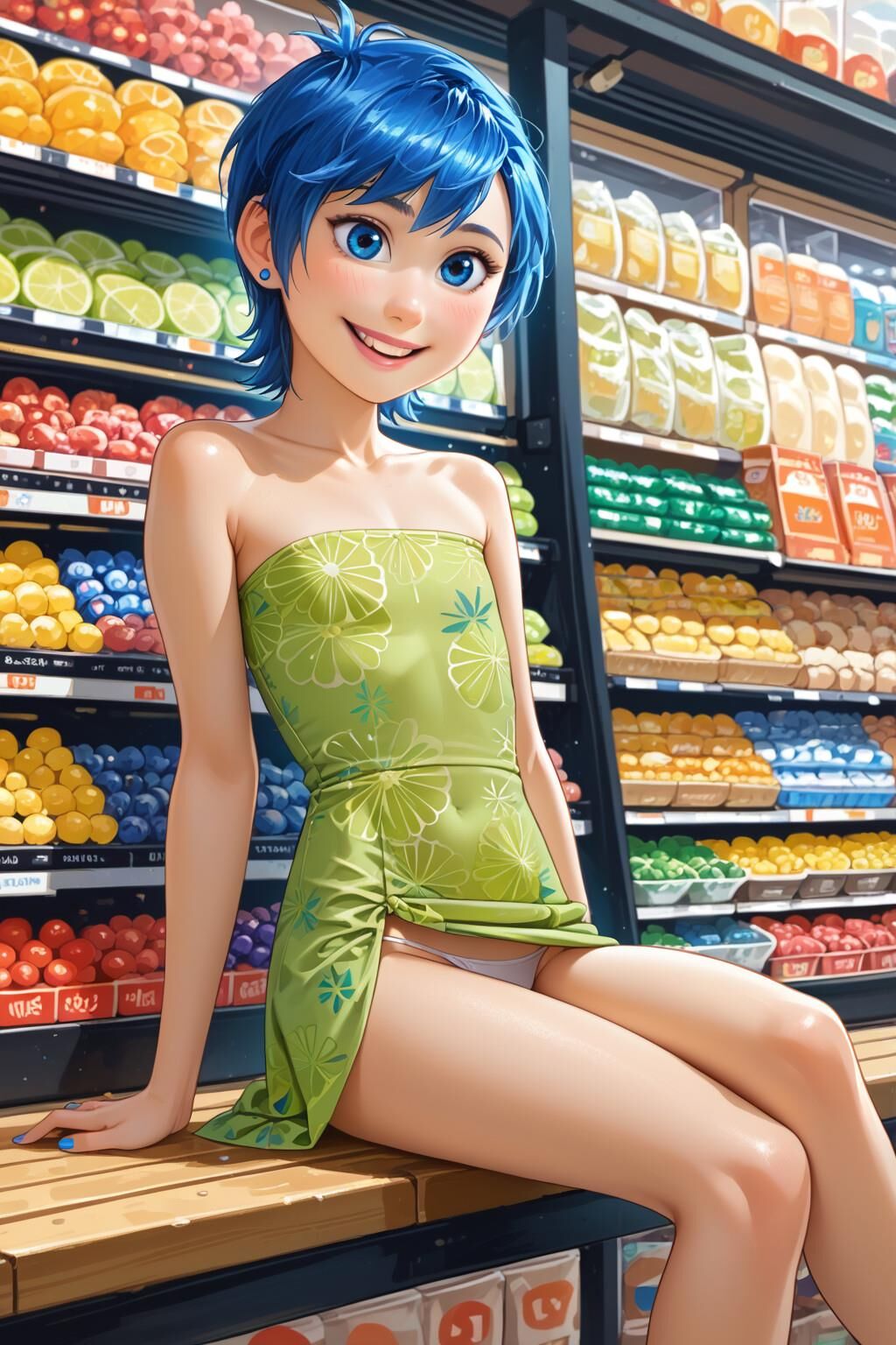 Cartoon in Inside Out mit Freude
