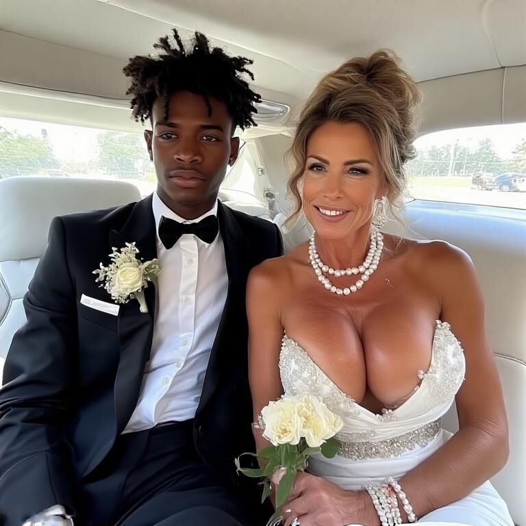 Esposa o tu madre yendo al baile de graduación (ai)